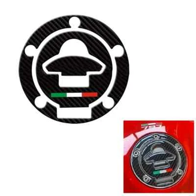 PARA DUCATI MONSTER 821 797 1200/S 3D fibra de carbono textura tapa tanque de combustible pegatina Foto 1 de 4