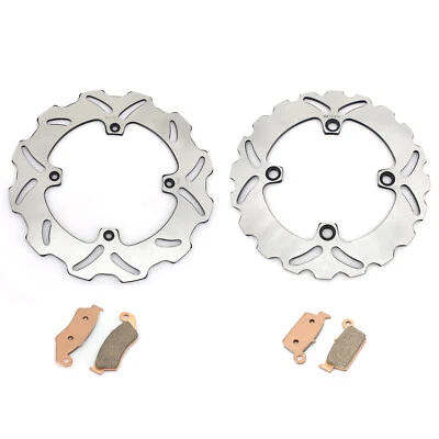 Juego de pastillas de rotores de disco de freno delantero trasero para Honda XR250R XR400R 96-04 XR600R 93-00 Foto 1 de 4