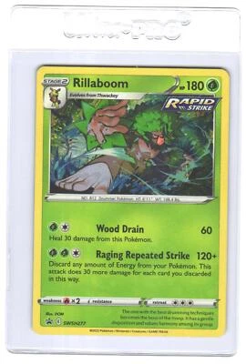 Pokemon SWSH: Sword & Shield Promo Cards Rillaboom #SWSH277 LP Promo - Image 1 of 2