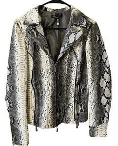 Affliction Sinner Snakeskin Jacket Large - Picture 1 of 5