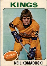 1975-76 O-PEE-CHEE HOCKEY #238 NEIL KOMADOSKI LOS ANGELES KINGS