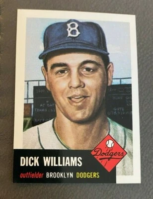 1991 Archives 1953  #125 - Dick Williams - Boston Red Sox - Image 1 of 2