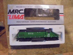 MRC Lima PB106 Alco C420 Burlington Northern #5112  (A), HO  scale - Picture 1 of 6