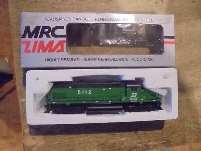 MRC Lima PB106 Alco C420 Burlington Northern #5112  (A), HO  scale - Image 1 of 4