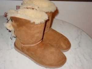 Womens UGG Australia 1002954 Chestnut Bailey Bow Winter Boots! Size 5 - Picture 1 of 12
