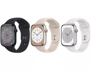 Apple Watch Series 8 Aluminum 41MM 45MM All Colors GPS or Cellular - Good - Picture 1 of 5