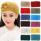 Camellia Wide Hairband Knit Hair Band Ear Warmer Headbands Head Wrap
