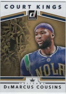 2017-18 Donruss Basketball Court Kings #23 DeMarcus Cousins 