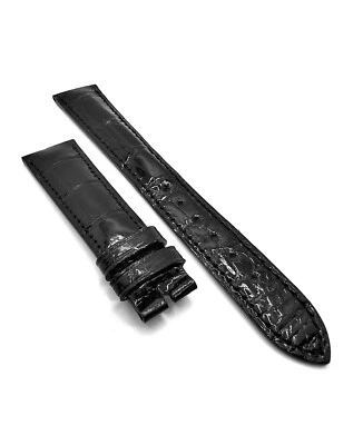 Genuine Patek Philippe Black Alligator Leather Band Strap 20 mm x 16 mm - Image 1 of 4