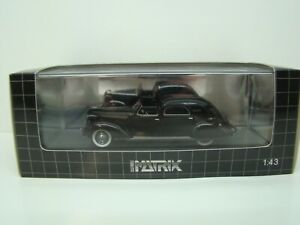 MATRIX MODELS - CHRYSLER IMPERIAL C-15 TOWN CAR - 1937 - BLACK - 1/43 - LIMITED
