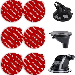 Dashboard Pad Mounting Disk Sticky Adhesive Replacement Kit 6pcs 2.1" 53mm - Picture 1 of 7
