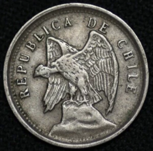 CHILE ~ 1925 ~ 5 Centavos ~ Quality World Coin ☘️ V -#613 ☘️ - Picture 1 of 2