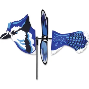 PREMIER #24956 PETITE FLYING BLUE JAY WIND SPINNER WIRBELND GARTEN HOF - Bild 1 von 1