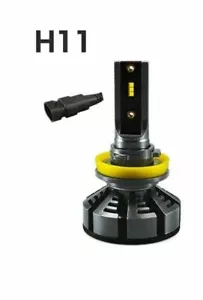 H11 H8 H9 LED Headlight Fog Bulb Pair Beam Adjustable Conversion Kit White 6000K - Picture 1 of 1