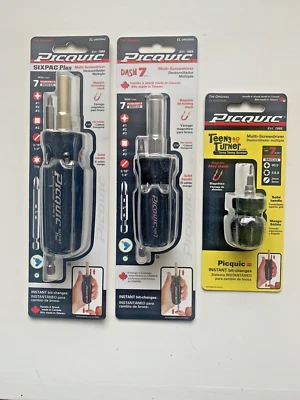 PICQUIC SIXPAC Plus/Dash 7/Teeny Turner Multi Bit Screwdrivers - Black - Image 1 of 3