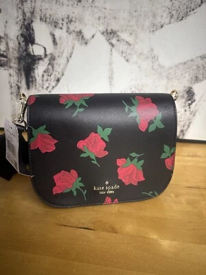 Bolso Bandolera Kate Spade Madison Rosa Toss Estampado Negro Multi KE533 Foto 1 de 4