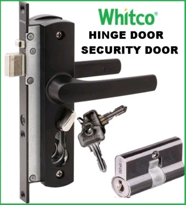 Whitco MK2 Security Screen Door lock  - Includes Free cylinder + keys TASMAN  - image 1 of 4