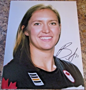 BRIANNE JENNER SIGNED 8x10 MATTE PHOTO TEAM CANADA PWHL OTTAWA CHARGE (A) - Picture 1 of 2