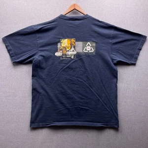 JNCO Jeans Herren XL Munk Peace Skateboard Skateboard Grafik Punk Marineblau T-Shirt Vintage - Bild 1 von 14