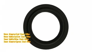 2pcs 5.5"inch K15 rubber edge Speaker surround Home Audio repair Parts - Picture 1 of 1