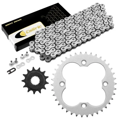 Kit de corrente de transmissão e rodas dentadas para Honda TRX450R TRX450ER 2006-2014 branco - Imagem 1 de 4