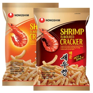 Nongshim Garnelenchips Cracker Garnelencracker 75G (12er-Pack) verzehrfertig - Bild 1 von 5