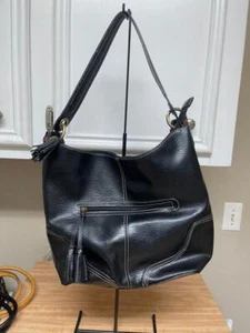 MUY BONITO BOLSO DE MANO/BOLSO DE HOMBRO TOMMY HILFIGER NEGRO LIGERAMENTE USADO PARA MUJER - Imagen 1 de 1