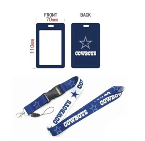 Cordón de los Dallas Cowboys de la NFL con soporte de identificación - Imagen 1 de 1