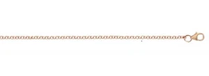 9ct Rose Gold Round Belcher Bracelet 2mm Width 7.5" 1.7gms NEW - Picture 1 of 1