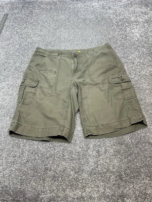 CABELA'S Classic Rise 7 Pockets Green Hiking Cargo Short Women's Size 8 - Image 1 of 4