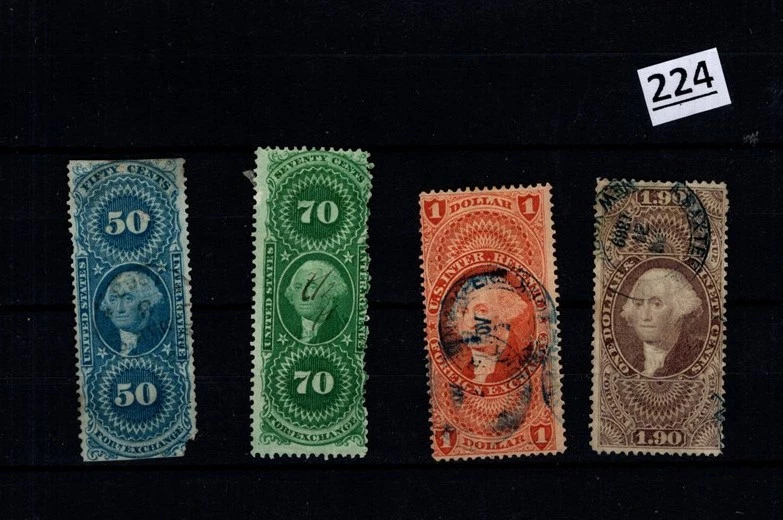 # USA 1868 - 4 SELLOS - USADOS Foto 1 de 1