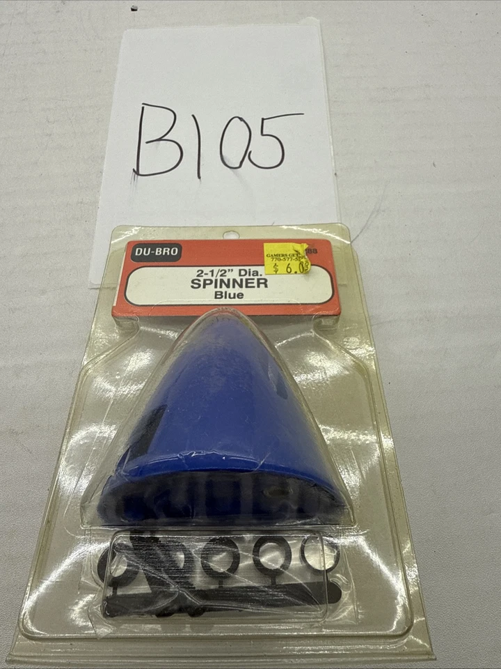 Du-Bro (288) 2 1/2” Spinner/Blue (NIB) - Image 1 of 1