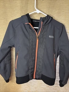 Diesel Boy's Hoodie Jacket “Only The Brave” Graphic Gray Size Small Boys - Picture 1 of 8