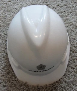Chrysler White Hard Hat MSA V-Gard Class E Type 1 MEDIUM - Picture 1 of 7