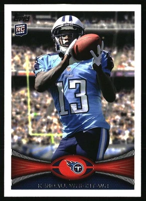 2012 Topps #378 Kendall Wright RC Tennessee Titans - Image 1 of 2