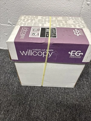 Willcopy Custom Cut Sheets Letter Size Preperforated at 3 1/2" 500 Sheets PR 5pk - Image 1 of 3