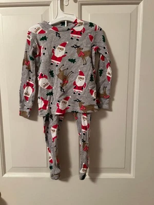 Carters Weihnachten Schlafanzug 100% Baumwolle Zweiteiler 2T - Bild 1 von 4
