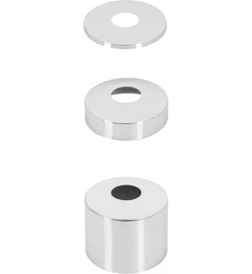Hahnrosetten Rohrabdeckung verchromt Installationsrosette 1/2" x 05mm - Bild 1 von 1