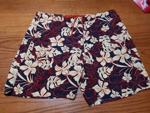 Bañador Original Panama Jack Hawaiano Board Shorts Talla Grande con Red - Imagen 1 de 5