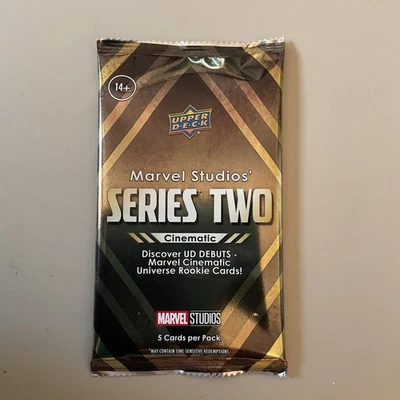 2024 Upper Deck Marvel Studios Series Two Factory Sealed Pack, 5 Cards in Pack - Image 1 of 2