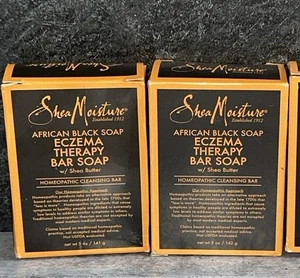 2 barrette sapone nero africano idratazione karitè eczema terapia bar sapone burro di karitè 5 oz - Foto 1 di 1