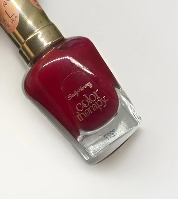 Sally Hansen Color Therapy Nagellack 512 Red Red Wine kräftiges Rot 14,7 ml - Bild 1 von 4