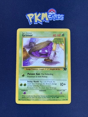 Pokémon TCG Grimer Team Rocket 57/82 Regular LP. - Image 1 of 3