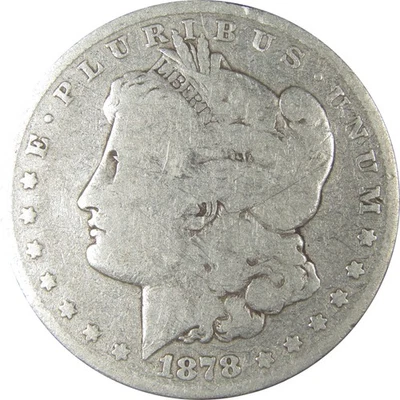1878 8TF Morgan Dollar VG Very Good Details Silver $1 Coin SKU:CPC0904 - Image 1 of 4