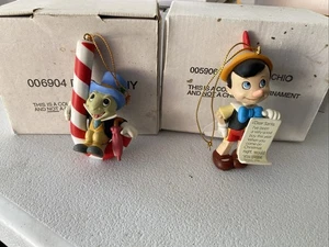 Disney’s Pinocho y Peñique Cricket Magic Adorno de Navidad-Grolier con Caja - Imagen 1 de 5