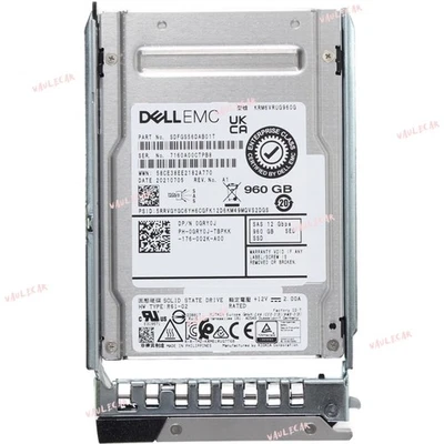 GRY0J 0GRY0J Dell 960GB 12Gbps SAS RI TLC 2.5'' SSD 14/15/16G KIT - Image 1 of 4