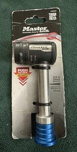 Master Lock Receptor Cerradura Acero Inoxidable 5/8 pulgadas Cabezal Giratorio - Imagen 1 de 4
