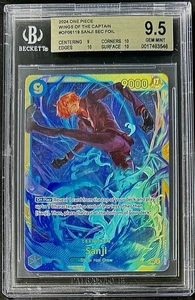 BGS 9.5 One Piece OP06-119 SEC Sanji - English - Wings of the Captain - Graded - Picture 1 of 2