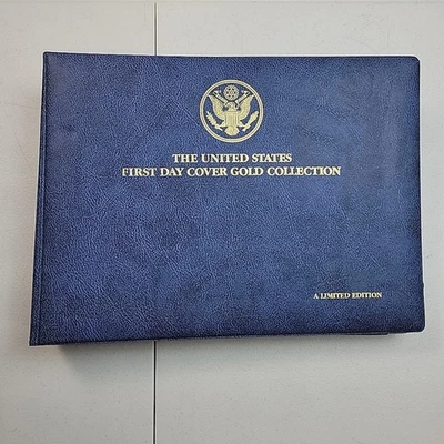 The United States FIRST DAY COVER 23K GOLD COLLECTION 1981 Calhouns 40 Stamps - Image 1 of 4