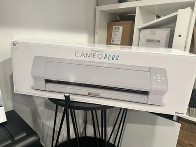Gently Used Silhouette Cameo 4 Plus Desktop Cutting Machine - White - Image 1 of 3